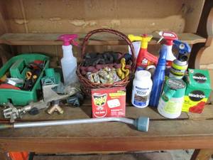 Gardening supplies and chemicals