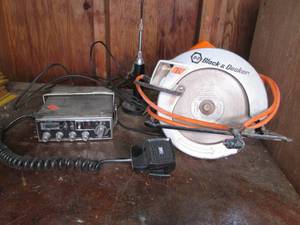 CB radio and 7 14 skill saw