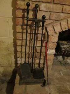 Fireplace tools.