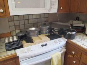 Cookware, Bakeware and Cutlery.