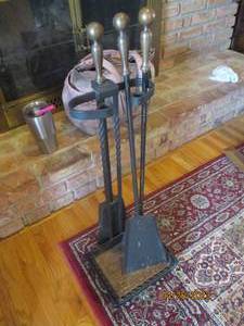 Heavy Metal fireplace tools
