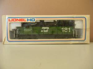 lot 72 image: VINTAGE LIONEL HO BURLINGTON NORTHERN 181 GP30 DIESEL - NICE - IN BOX - GREAT PIECE - SEE PICTURES