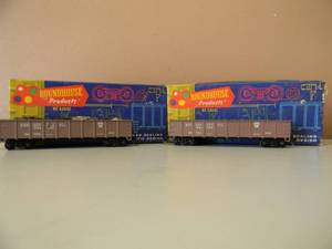 lot 88 image: VINTAGE (2) ROUNDHOUSE HO PENNSYLVANIA 1345 GONDOLA - NICE - IN BOX - GREAT PIECES - SEE PICTURES