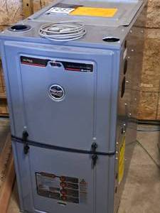 lot 12 image: Ruud 70,000-BTU Ultra Series High Efficiency Furnace U98VB070M317USA