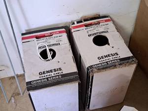 lot 44 image: Lot of (2) Honeywell WaveFLEX Genesis Series RG6U 60%AL CATV 1M Coaxial Cable 50031101 (partial boxes)