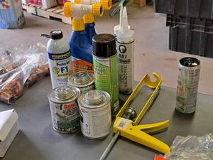 lot 60 image: Lot of (10) HVAC Chemicals