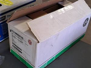 lot 91 image: US Motors 1-HP 120240V Direct Drive Blower Motor 0131M00272S (in box)
