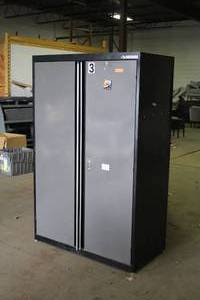 lot 1J image: Husky 2-door4-shelf Storage Cabinet