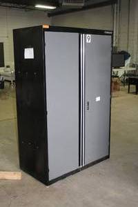 lot 1K image: Husky 2-door4-shelf Storage Cabinet