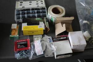 lot 533 image: Lot of (10) Misc. Washers, Screws, Nails, Tape, etc