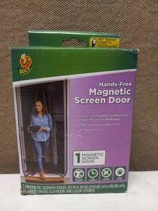 lot 54 image: NEW DUCK BRAND MAGNETIC MESH SCREEN