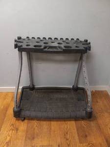 lot 56 image: RUBBERMAID GARAGE TOOL TOWER