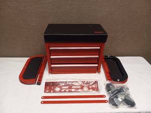 lot 63 image: NEW ULINE ROLLING TOOLBOX WITH SEAT