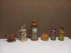 lot 78 image: VINTAGE BEER STEINS & MORE
