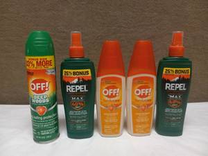 lot 94 image: 5 NEW OFF PRODUCTS