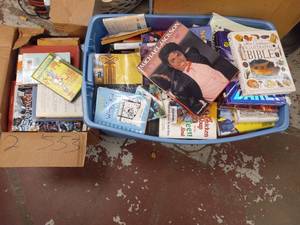 lot 99 image: 2 HUGE BOXES OF BOOKS
