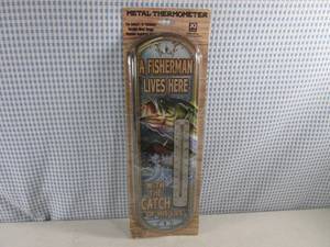 (H-1) Metal Thermometer A Fisherma...