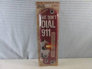 (H-1) Metal Thermometer We Dont D...