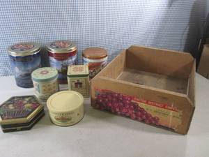 (EW4) Assorted Tin Containers
