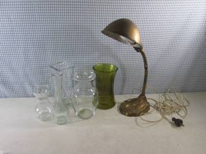 (EC1) Vintage Cast Desk Lamp