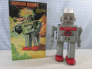 (C-4) Schylling Metal Smoking Robot