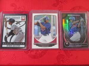 (CNTR) Lot of 3 Byron Buxton Rookie...