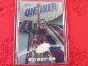 (CNTR) Chris Webber Game-Worn Jerse...