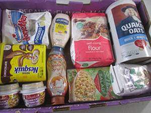 (A-4) Assorted Shelf Pull Food Item...