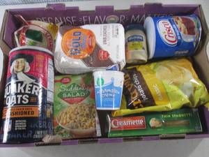 (A-4) Assorted Shelf Pull Food Item...