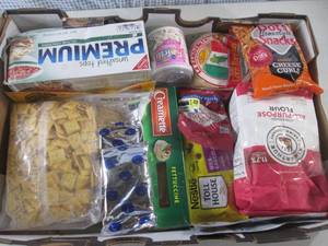 (D-1) Assorted Shelf Pull Food Item...