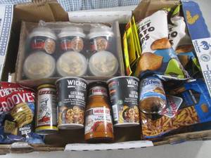(D-1) Assorted Shelf Pull Food Item...