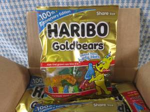 (B-2) 12 Share Size Bags Haribo Gol...