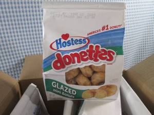 (B-1) 6 Bags Hostess Donettes Glaze...