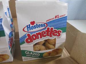 (EC2) 6 Bags Hostess Donettes Glaze...