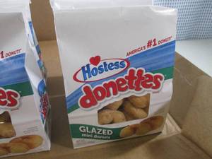 (EC2) 6 Bags Hostess Donettes Glaze...