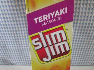 (B-3) Box of 24 Slim Jim Teriyaki S...