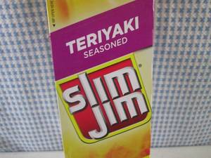 (B-3) Box of 24 Slim Jim Teriyaki S...