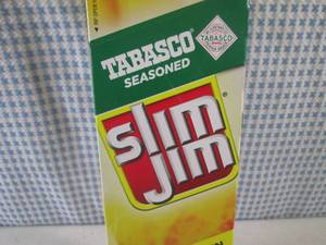 (B-2) Box of 24 Slim Jim Tabasco Se...