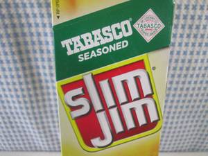 (B-2) Box of 24 Slim Jim Tabasco Se...