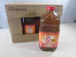 (C-1) Case of 8 Bottles 64oz Peach ...