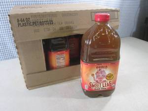 (C-1) Case of 8 Bottles 64oz Peach ...