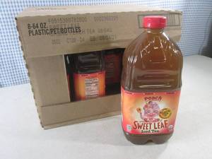 (C-1) Case of 8 Bottles 64oz Peach ...