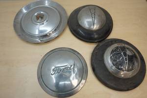 vintage Ford hub caps