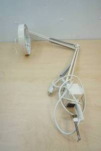Light with magnifier