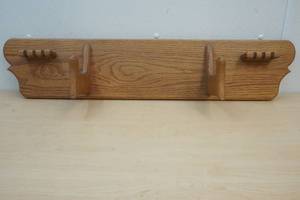 Wooden Bow and Arrow Rack