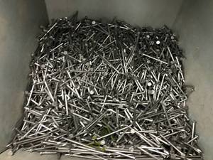 STORAGE BINS WITH NAILS