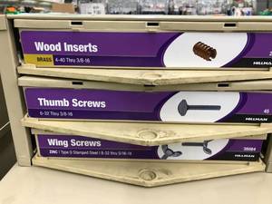 3 BIN CABINET WITH ASSORTED ITEMS