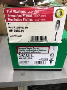 1 BOX WASHERS, 1 BOX WASHERSCREWS