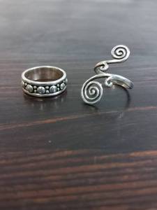 lot 61 image: Two Sterling Silver Rings