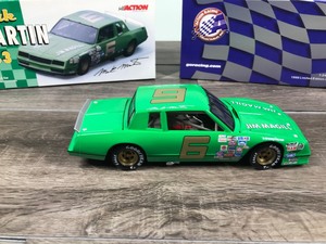 lot 23 image: 1999 Nascar Action Racing Collectibles 1983 Monte Carlo Mark Martin #6  Jim Magill 124 scale die cast stock car